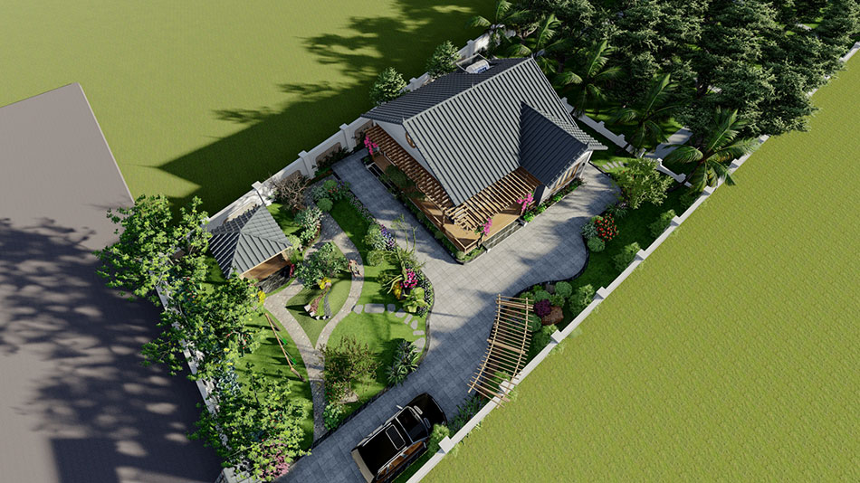 nha-vuon-nghi-duong-1-tang-2-phong-ngu-120m2 1