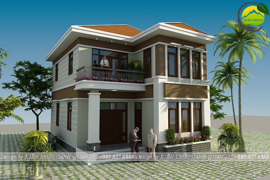 Biệt thự 2 tầng 4 phòng ngủ 90m2