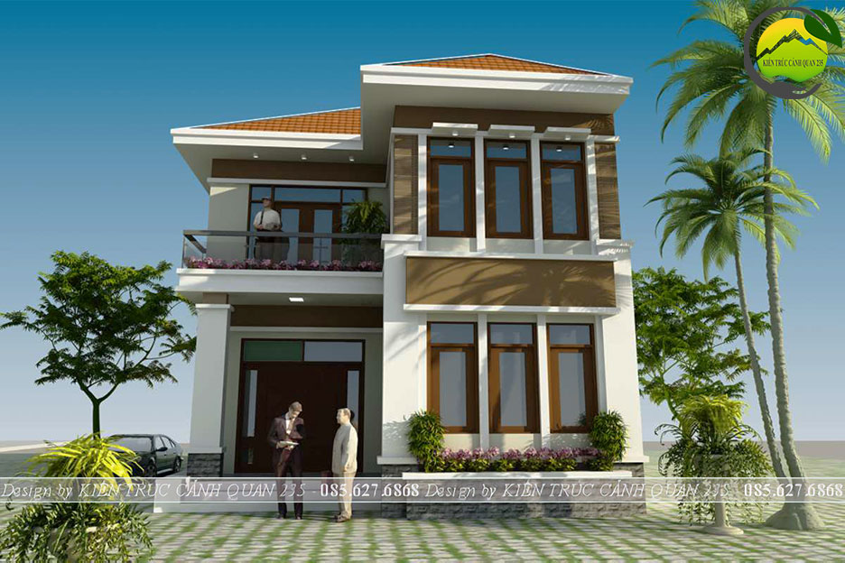 Biệt thự 2 tầng 4 phòng ngủ 90m2