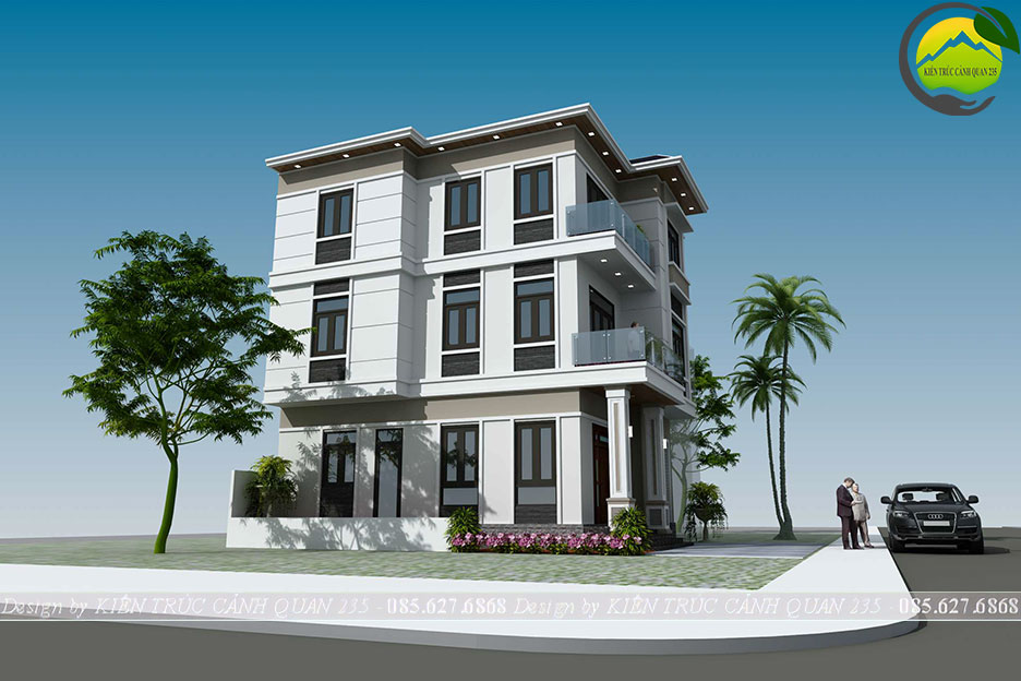 Biệt thự 3 tầng mái nhật 100m2 tại Hà Nội