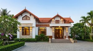 Biệt thự 1 tầng mái thái 180m2 tại Hà Nội 5