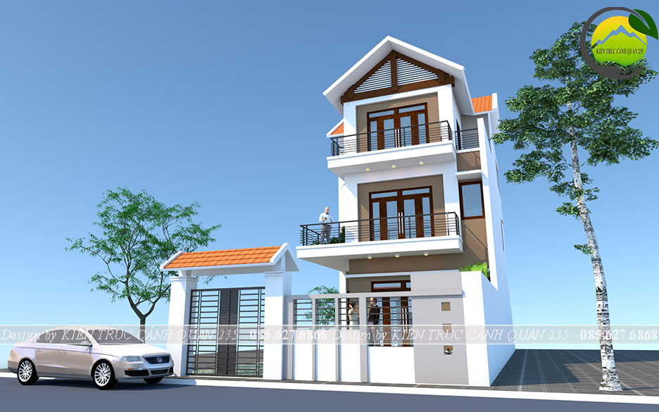 biet-thu-3-tang-mai-thai-hien-dai-8x12m-tai-ha-noi 2