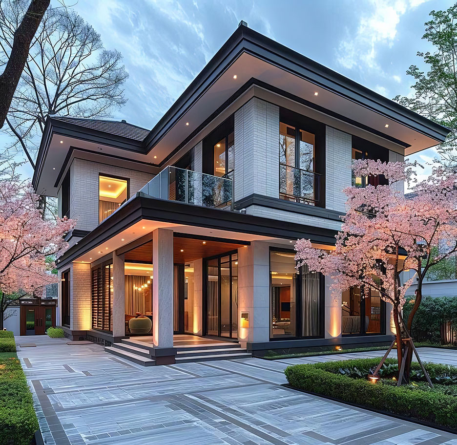 biệt thự mái nhật