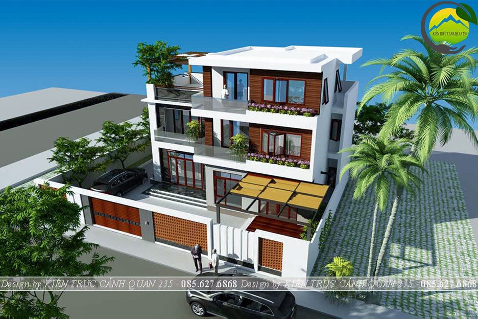 Mẫu nhà phố 3 tầng hiện đại 119m2 tại Ninh Bình 3