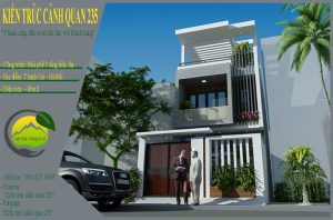 Nhà phố 3 tầng hiện đại 85m2 mặt tiền 5m