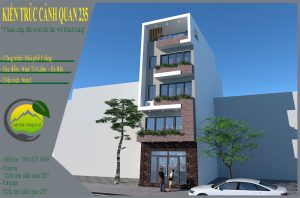 Nhà phố 5 tầng mái bằng 5 phòng ngủ 56m2 tại hà nội
