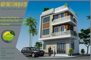 Nhà phố hiện đại 3 tầng 1 tum 3 mặt thoáng 6x8m tại Hà Nội