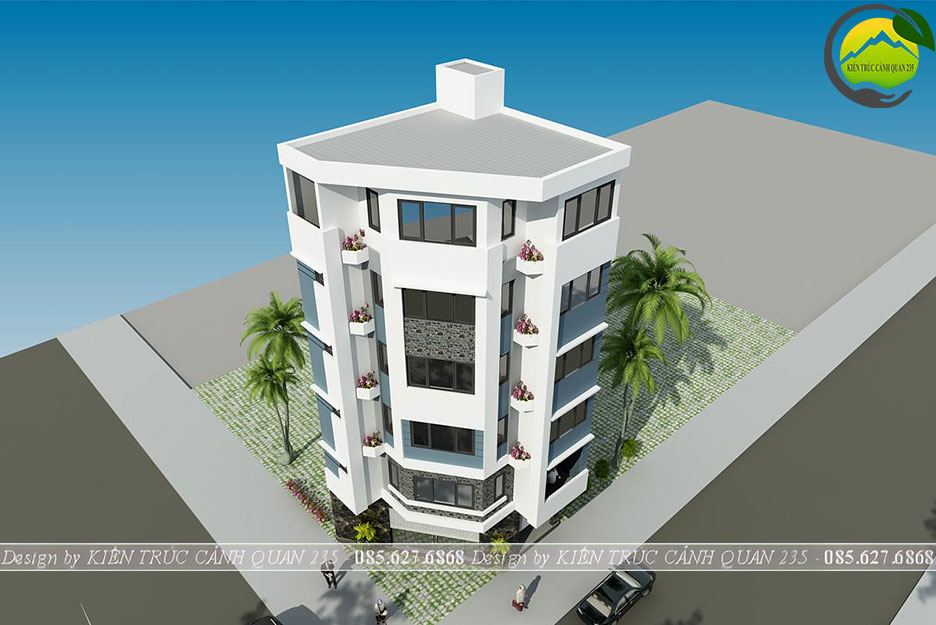 Nhà phố lô góc 2 mặt tiền 6 tầng hiện đại 64m2 tại Hà Nội 3