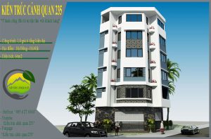 Nhà phố lô góc 2 mặt tiền 6 tầng hiện đại 64m2 tại Hà Nội