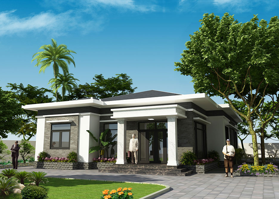 Nhà vườn 2 mặt tiền