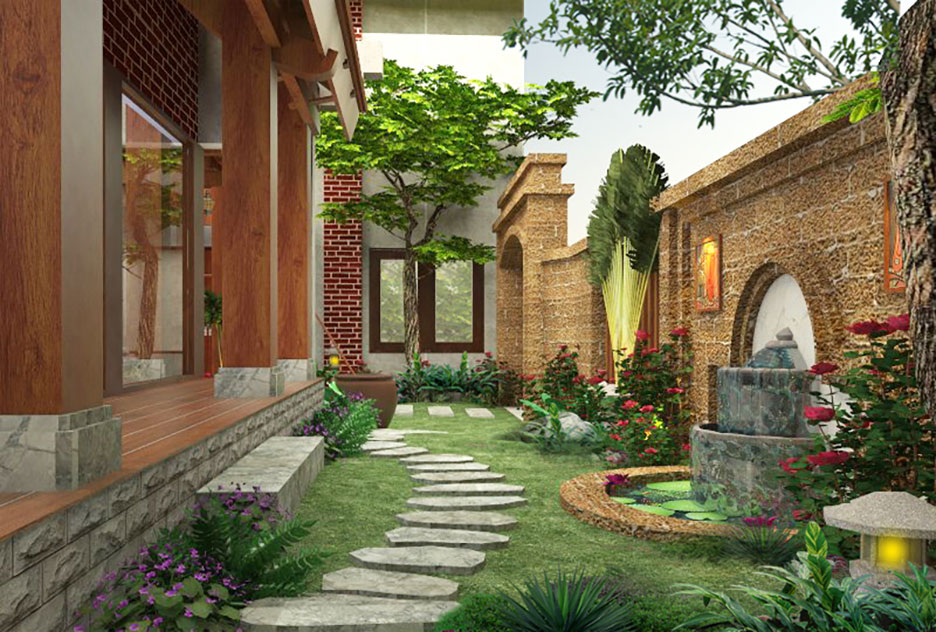 nhà vườn cấp 4
