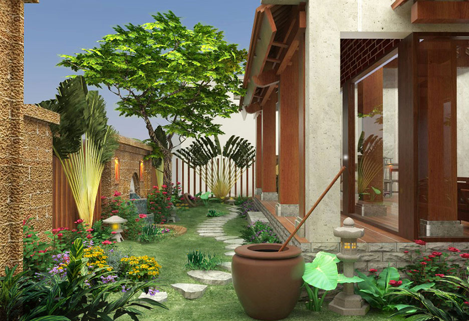 nhà vườn cấp 4