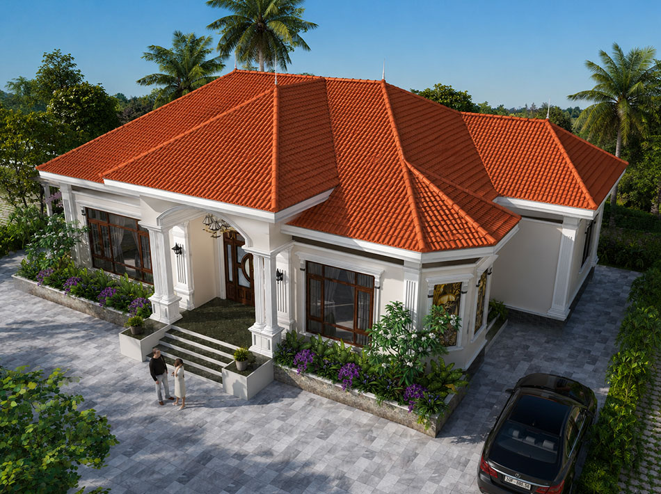 Thiết kế biệt thự nhà vườn đẹp 4
