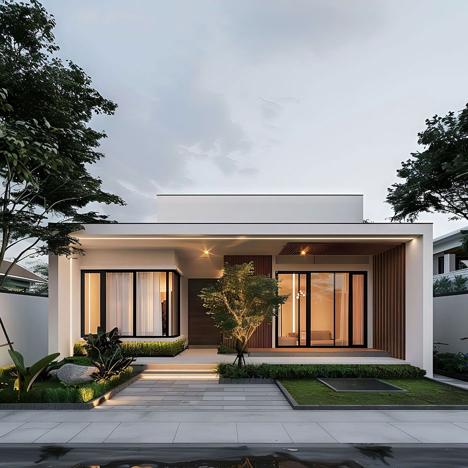 biệt thự 1 tầng đẹp