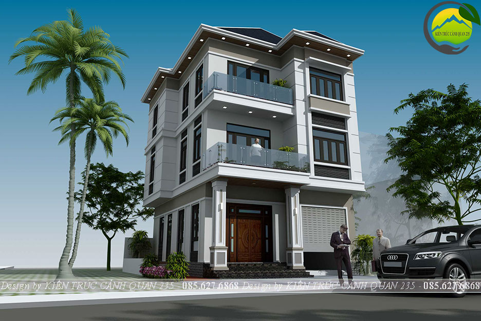 Biệt thự 3 tầng 100m2