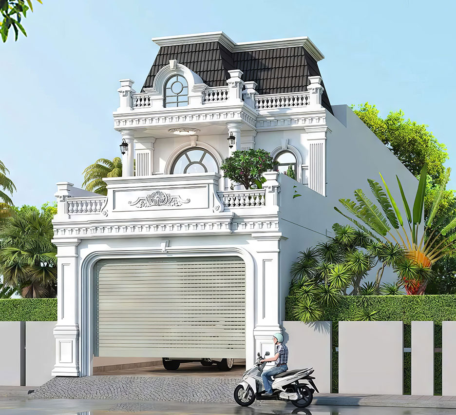 nhà phố cổ điển