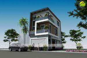 Nhà phố hiện đại