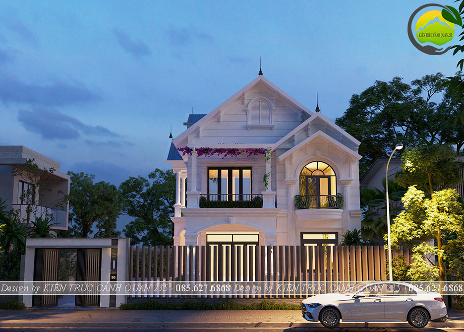 biệt thự 2 tầng mái thái tại Hòa Bình 1