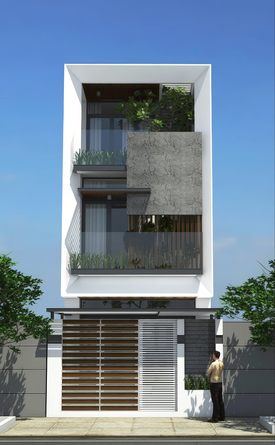 Nhà 4 tầng đẹp