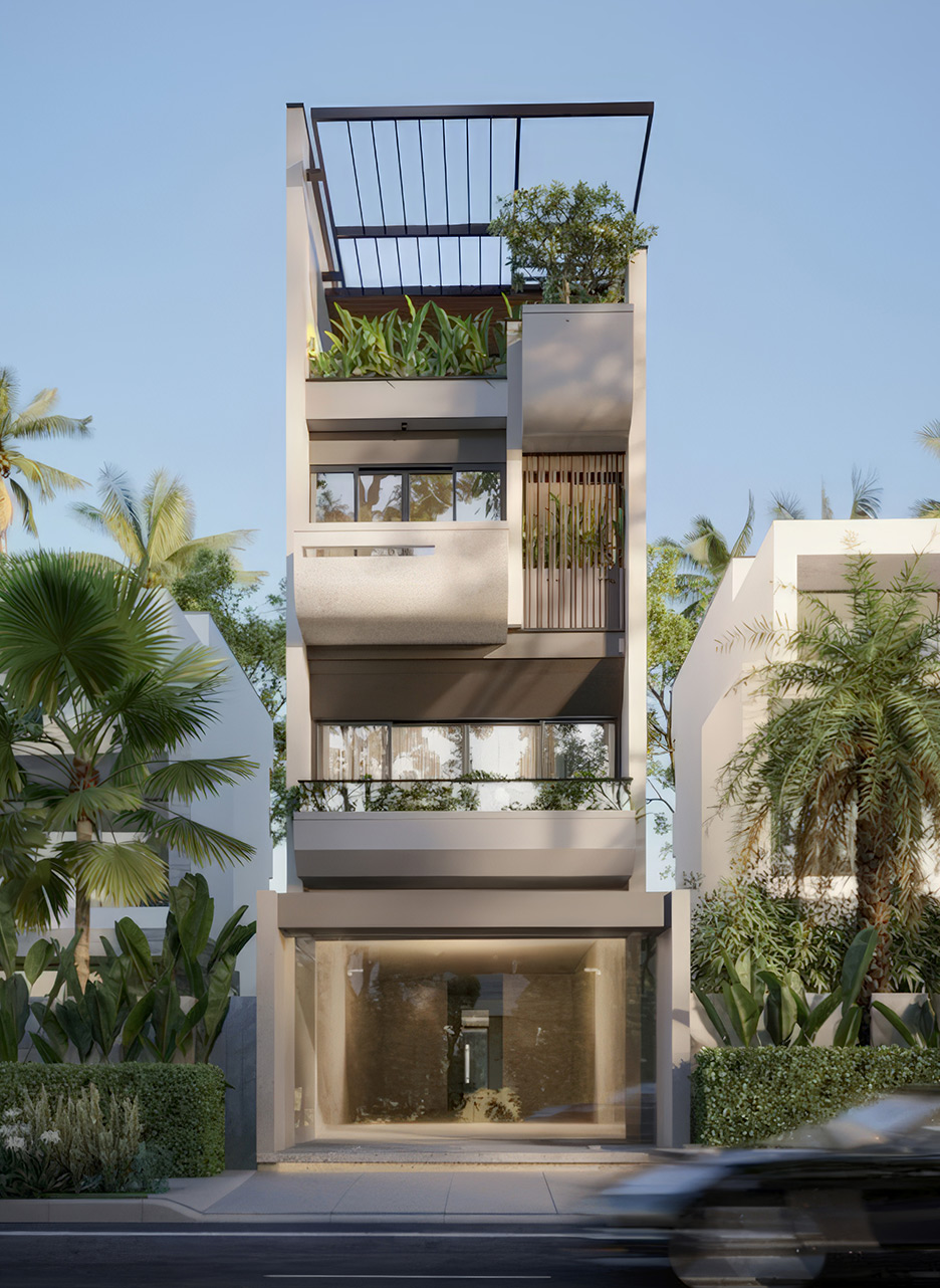 nhà phố 4 tầng 60m2
