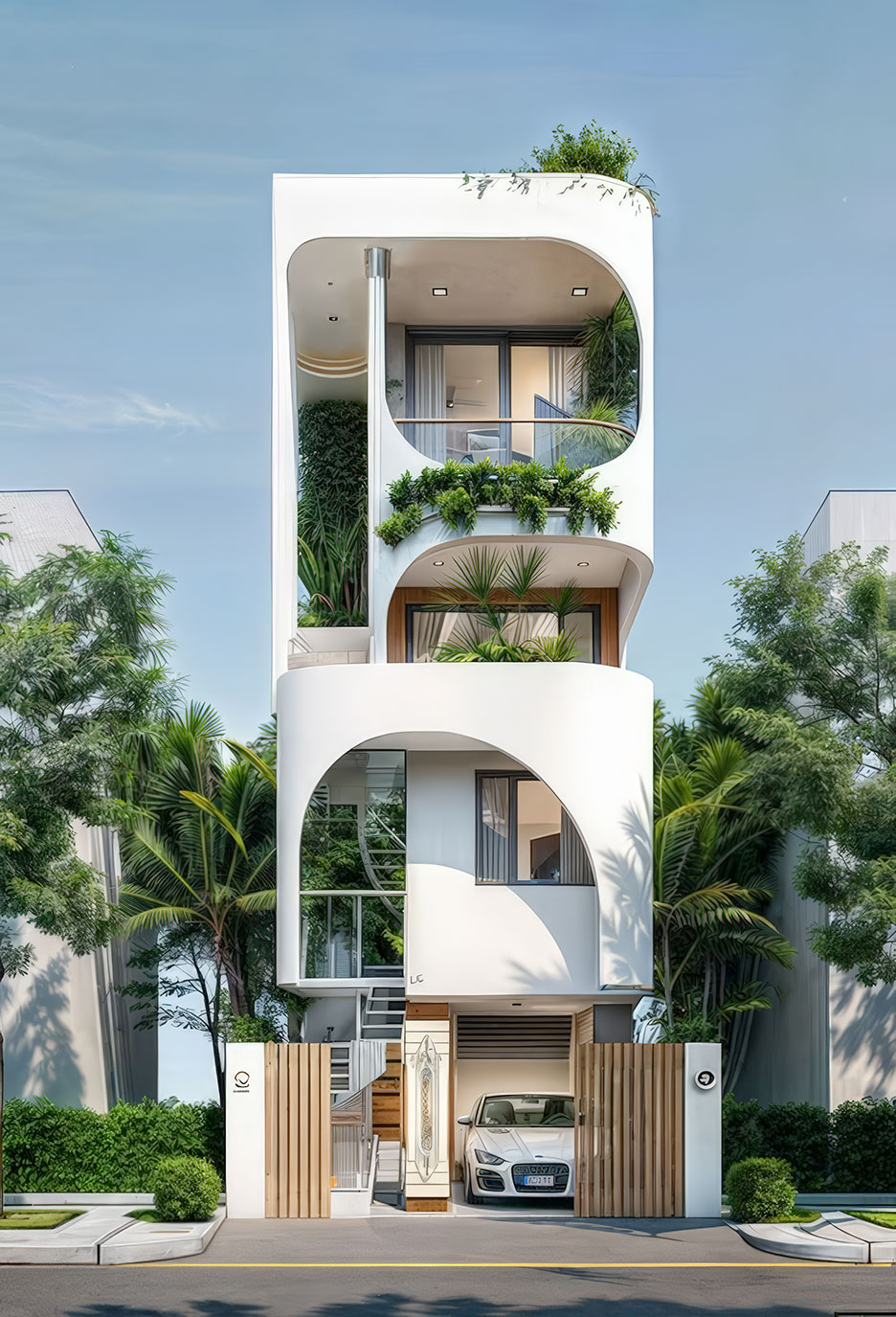 nhà phố 4 tầng ngang 5m 1