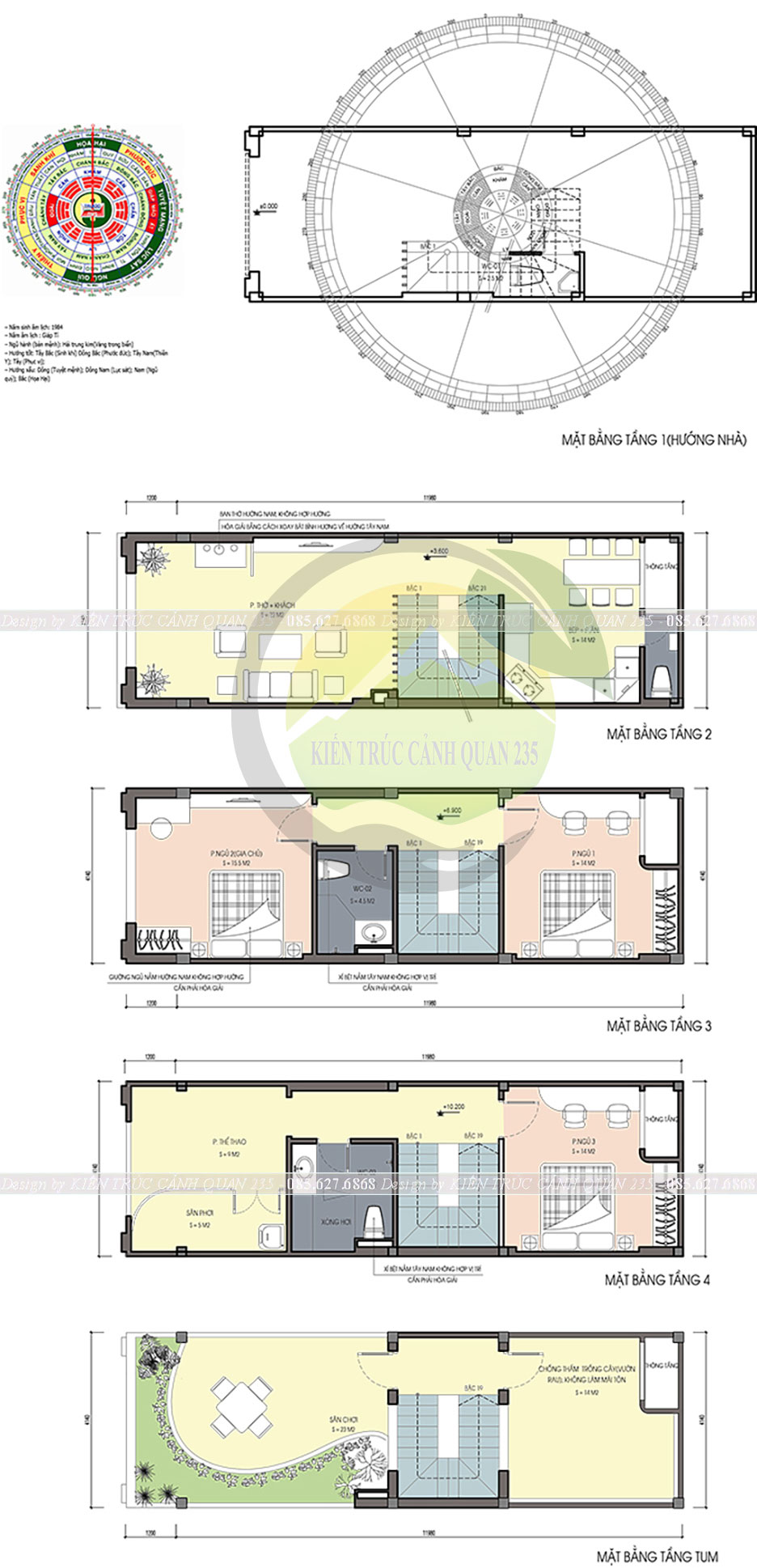 nhà phố 4 tầng tân cổ điển 1