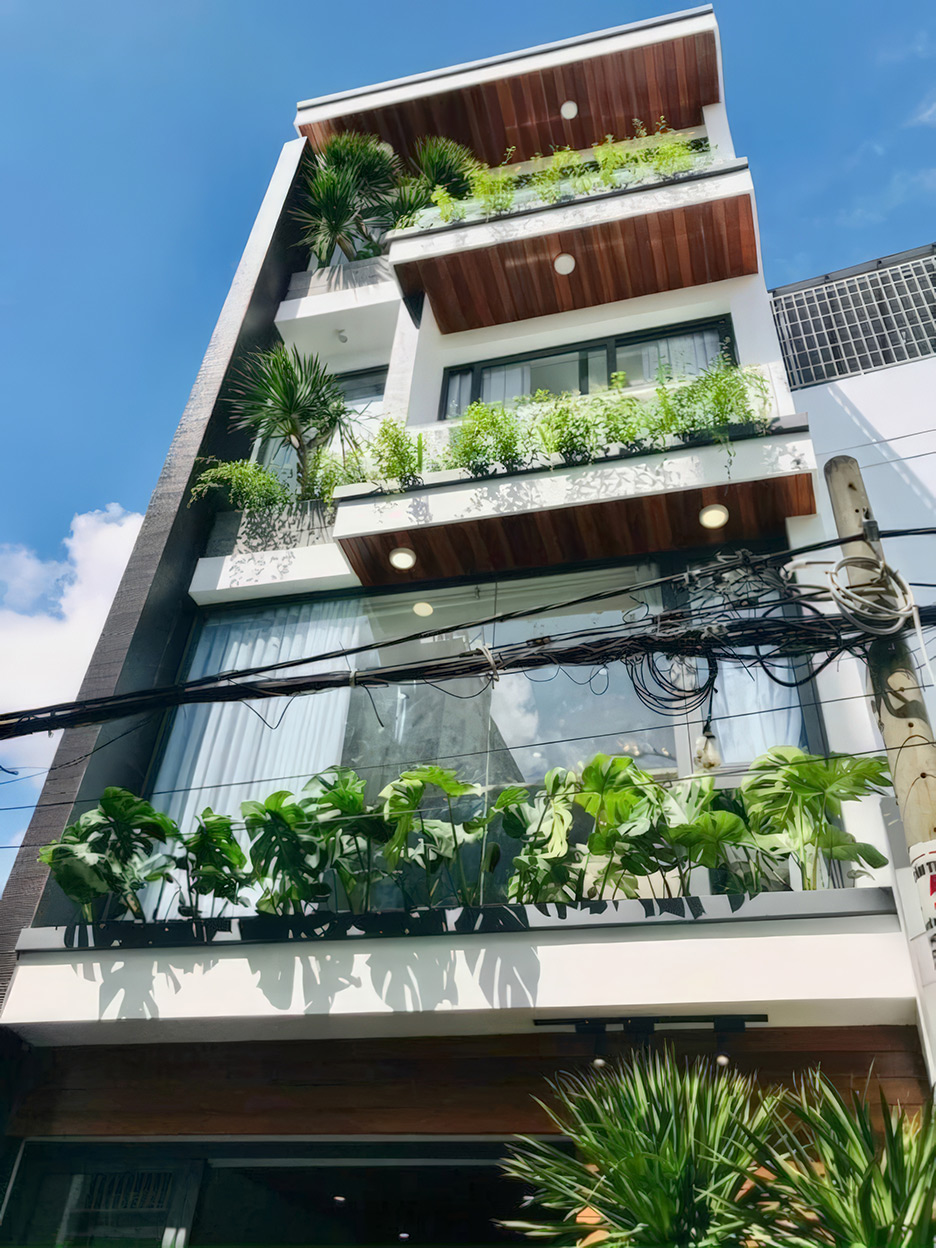 nhà ống 4 tầng mặt tiền 6m 3
