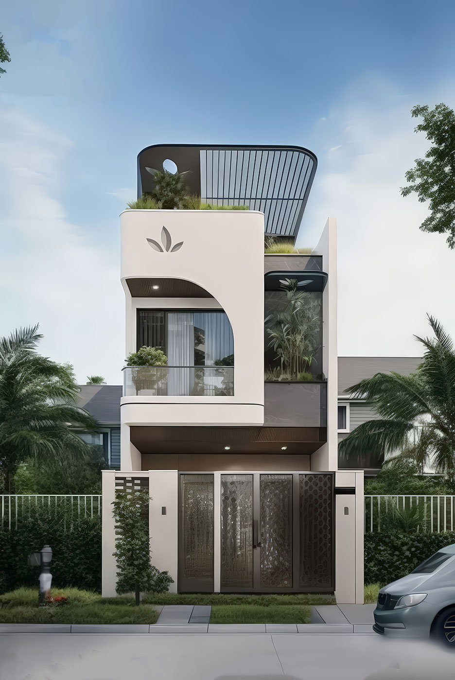 mẫu nhà 3 tầng mặt tiền 4m 6
