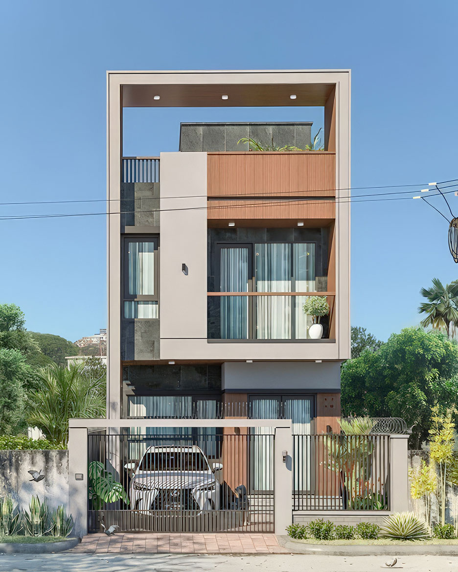 thiết kế nhà 3 tầng rộng 8m 23
