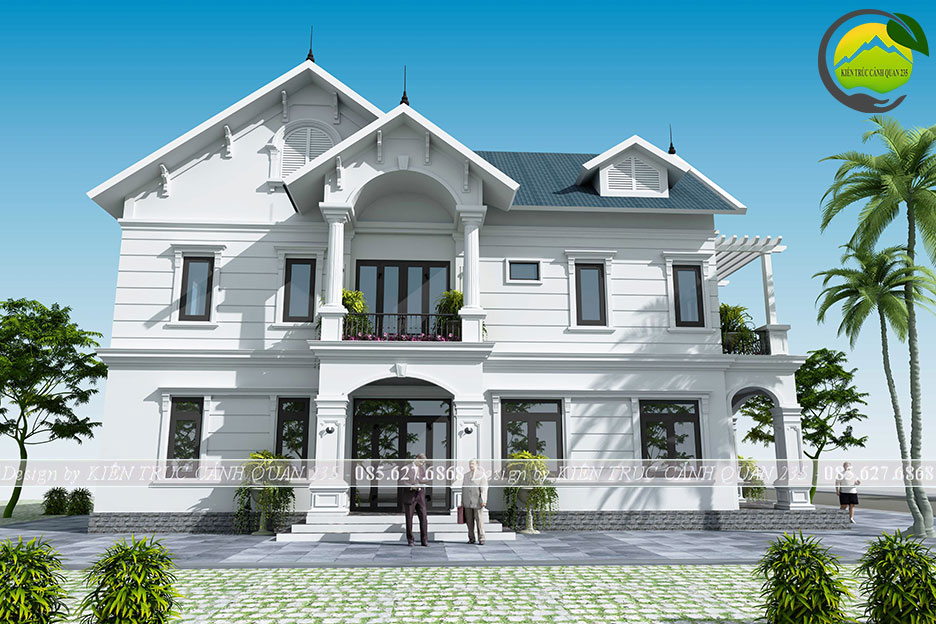 Biệt thự 2 tầng mái thái 170m2