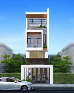 nhà phố 3 tầng có tầng lửng