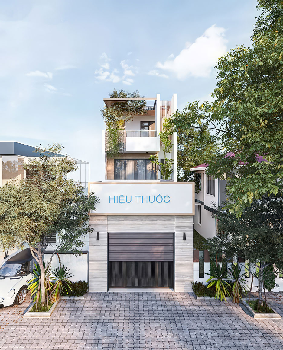nhà phố 3 tầng kết hợp kinh doanh 15