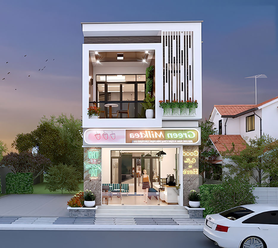 nhà 3 tầng kết hợp kinh doanh 2