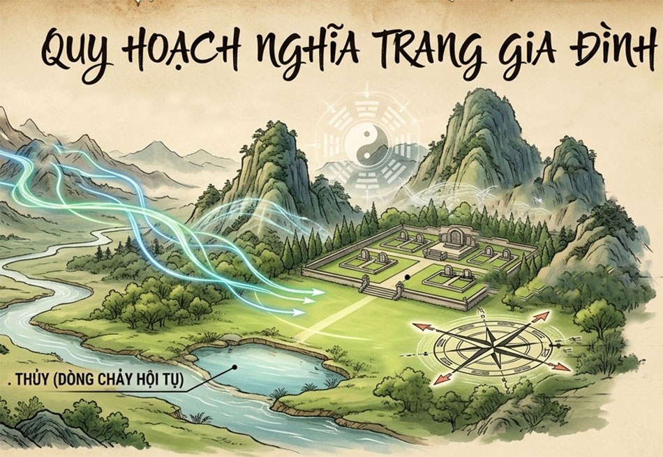 quy hoạch nghĩa trang gia đình chuẩn phong thủy