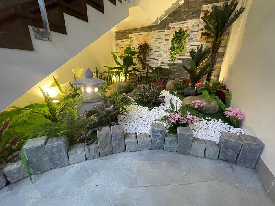 tiểu cảnh gầm cầu thang